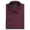 thumbnail image 6 of Marquis Men's 009 Long Sleeve Regular Fit Dress Shirt - Red - 16.5 36/37, 6 of 27