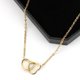 thumbnail image 4 of Guardurnaity Collar Doble Corazón Colgante Cadenas Collares Acero Cuello Decoración Cumpleaños Decoraciones Damas Joyería para Citas Regalo Ropa, zapatos y accesorios Miscelánea Guardurnaity AP014542-01, 4 of 6