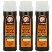 Bull-Dog Vegetable & Fruit Sauce (Tonkatsu Sauce), 16.9 Fl Oz Each - Pack of 3