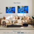 thumbnail image 4 of Elephant Stock Moroccan Courtyard Plants Wall Art - Horizontal Canvas Wall Art - Living Room Wall Decor - Places Canvas - Blue And Orange Decor - 39" x 26", 4 of 8
