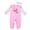 Pink, variant on MEZZALL Baby Jumpsuit Onesie And Headband Set For Cozy, 6-9 Months