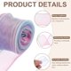 thumbnail image 3 of Cinta Organza Transparente Uxcell, Cintas de Regalo Gradiente para Empaque de Boda Fiesta Pastel Flor Decoraciones DIY Rosa-azul-púrpura, 3 of 5