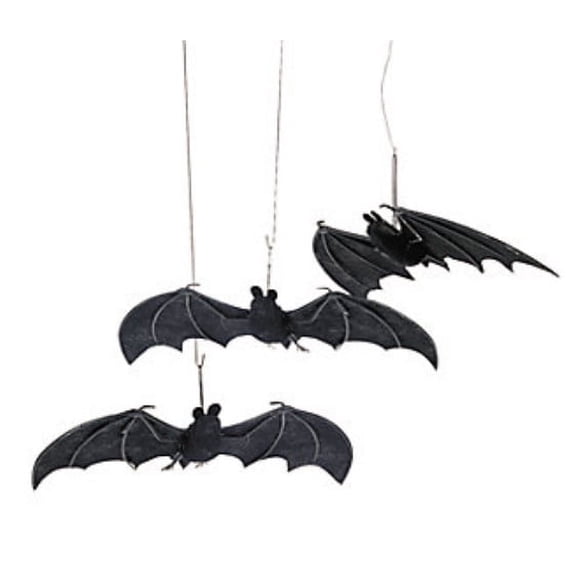 Hanging Bats (3Pc) - Party Decor - 3 Pieces
