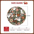 thumbnail image 2 of Fuzoiu Rabbits on Floral Print Christmas Tree Skirt,Xmas Christmas Decorations,Xmas Tree Mat for Farmhouse Holiday New Years Home Party Decor Tree Rugs-36", 2 of 6