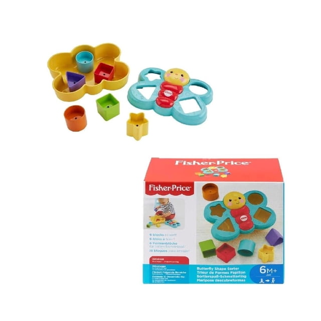 Juguete para Bebés Fisher-Price Mariposa De Bloques Divertidos