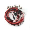 thumbnail image 2 of RC Car 8 LED Light Kit 4 White 4 Red Reemplazo para Axial SCX10 TRX4 D90 Redcat GEN8 hpi RC Abanopi Luces de coche, 2 of 6