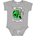 thumbnail image 3 of Inktastic I'd Rather Be Fishing Boys or Girls Baby Bodysuit, 3 of 5