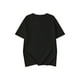 thumbnail image 2 of Coffee Cat T Shirt Unisex - Crew Neck, Loose Fit, Short Sleeve - Y2K Style Black Graphic Tee with Fun Coffee & Animal Design for Spring/Summer, 2 of 7