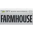 thumbnail image 2 of The Crafter's Workshop Stencil, 16.5 in x 6 in, Farmhouse, 2 of 2