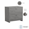 thumbnail image 3 of BBF Echo 2 Drawer Lateral File Cabinet, 3 of 6