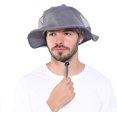 thumbnail image 4 of Head Net Hat - Safari Hat Sun Hat Bucket Hat Fishing Hat with Netting Net Mesh for Men/Women, 4 of 4