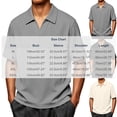 thumbnail image 3 of VgaVtl Polo Style Shirts for Men Summer Short Sleeve Knit Relaxed Fit Soft Casual Shirts for Men Business Collared Plain, 3 of 9