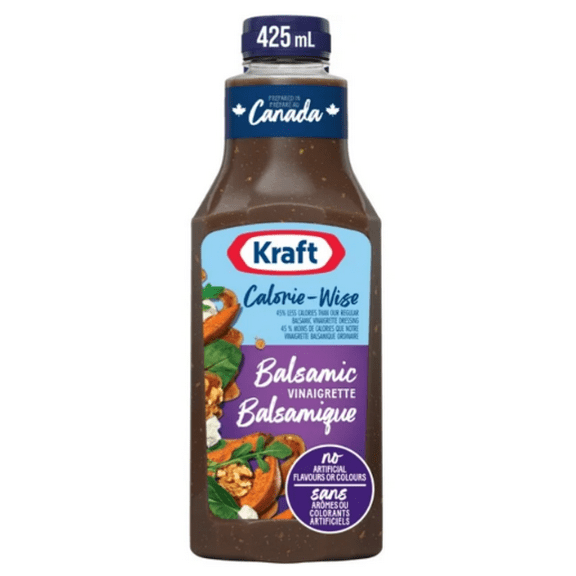 KRAFT LIQUID DRESSING Balsamic Vinaigrette Calorie-Wise