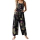 thumbnail image 1 of Monos, Mono de mujer con bolsillos, sin mangas, piernas anchas, monos de talla grande Tomshoo 4X-grande, 1 of 7