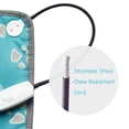 thumbnail image 3 of Cat Pet Heating Pad 45x45cm Green Soft Heated Mat with Overheating for Dog Cat 110V, 3 of 8