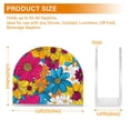 thumbnail image 2 of Ryvnso Acrylic Napkin Holder Table Kitchen Paper Tissue Organization 1 Pack Daisy Chrysanthemum Flowers, 2 of 7