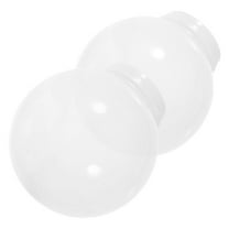 IFANLANDOR 2Pcs Replacement Globe Shade Acrylic Ceiling Lamp Shades for Pendant Lights 12.00X12.00X12.00In