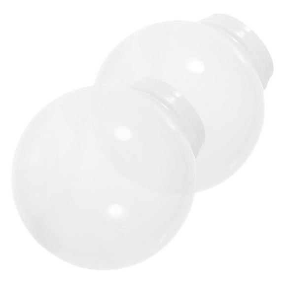 IFANLANDOR 2Pcs Replacement Globe Shade Acrylic Ceiling Lamp Shades for Pendant Lights 12.00X12.00X12.00In