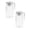 White, variant on 1 Pc 600ml Plastic Pitcher, Plastic Carafe with Lid and Spout, Small Clear Water Jug for Hot/Cold Water, Iced Tea Pitcher for Coffee, Water, Juice, Milk,Cold Brew, Beverage, Bar, 3.35"x6.3", White