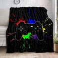 thumbnail image 2 of Video Game Gaming Super Soft Throw Blanket for Couch Sofa Gift for Kids Boys Gamer 50"x40", 1.1lb, 2 of 7
