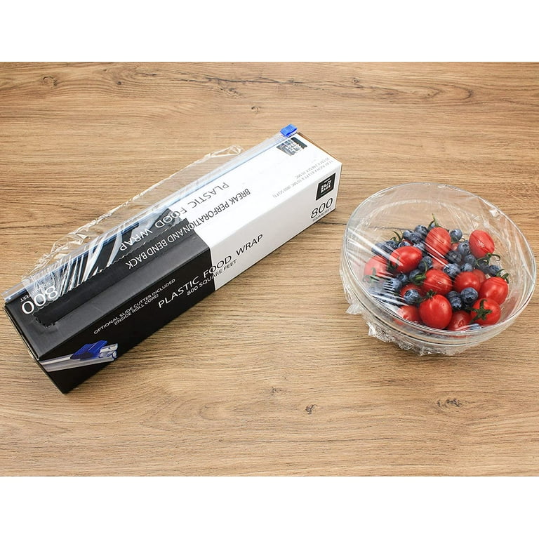 Clear plastic 2024 food wrap