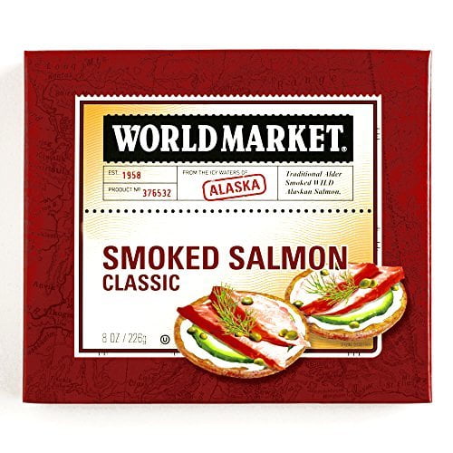 Classic Smoked Alaskan Salmon 8 oz each (6 Items Per Order) by