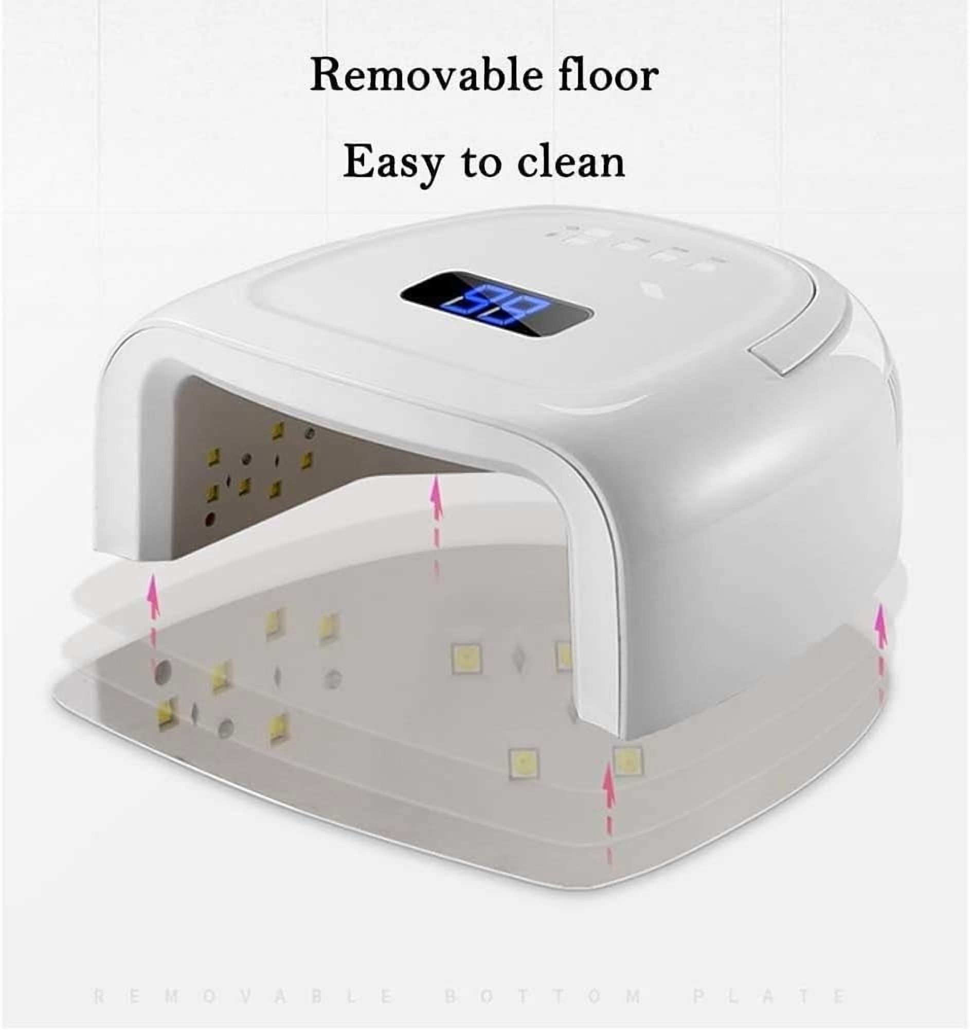UV LED Nail Lamp, Gel UV Light Nail Dryer for Gel Nail Polish 60W Curing Lamp with Sensor 3 Timer