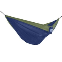 Vivere Nylon Double Parachute Camping Hammock - Navy/Olive