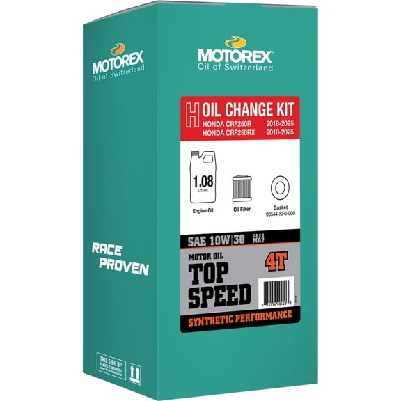 Motorex 311249 Top Speed Oil Change Kit - 1.08L - 10W/30