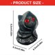 thumbnail image 3 of Mysterious Hooded Cats Fiqurines Gotik Black Cats Statue Halloween decors Whimsical Kitten Sculpture Shelf Accent Gift Red, 3 of 4