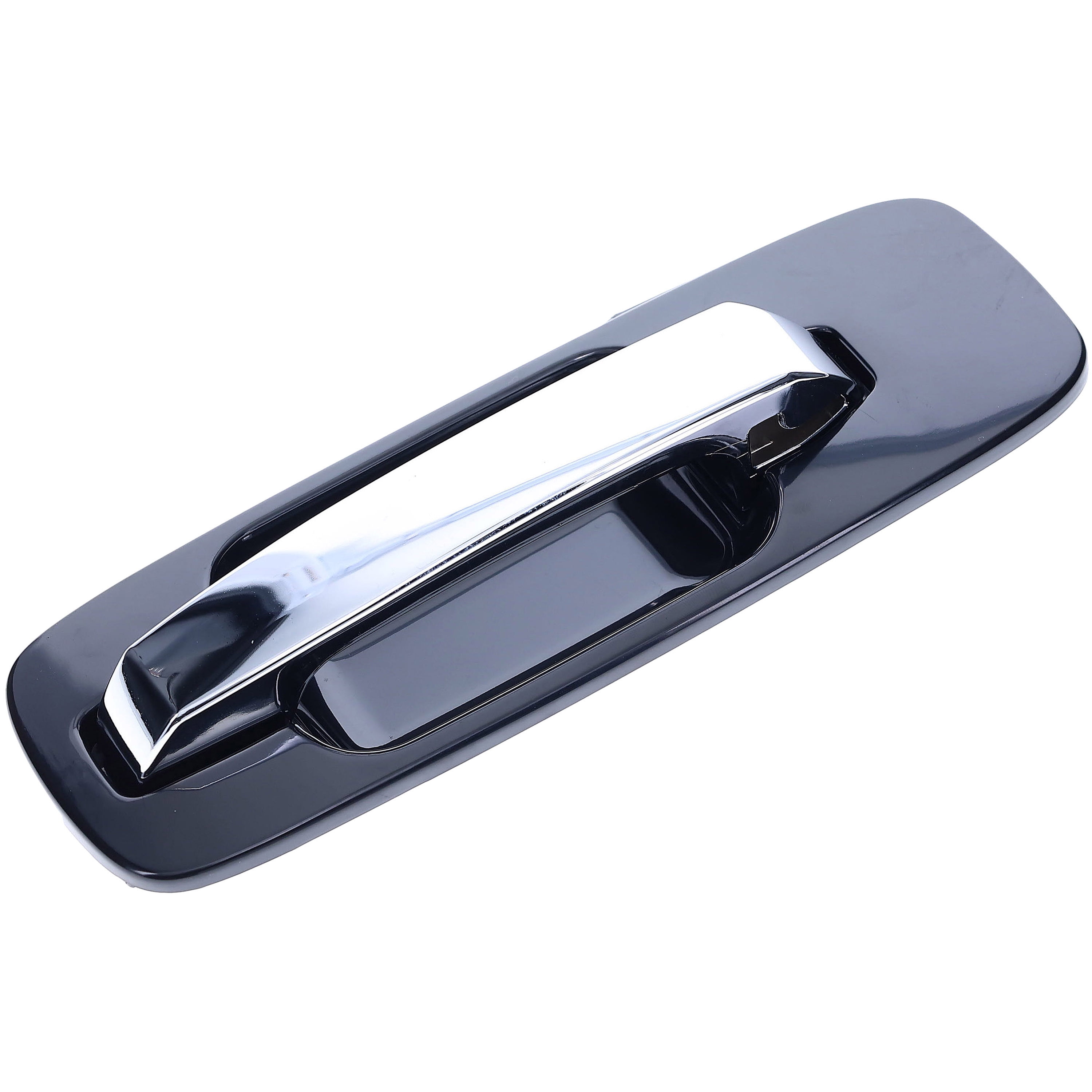 Dorman 835MX Rear Driver Side Exterior Door Handle for Specific Nissan Models, Chrome Lever and Black Housing