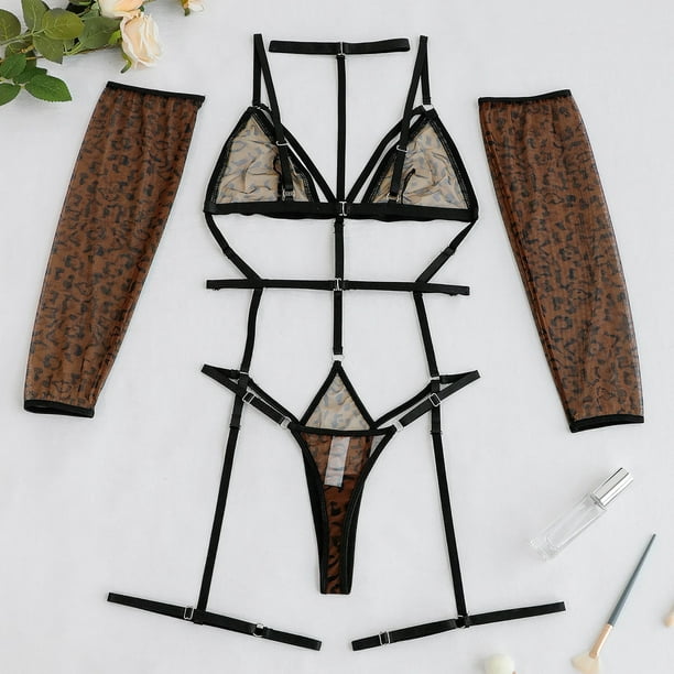 EQWLJWE Sexy Lingerie for Women Women's 2023 Spring And Summer New Lace  Embroidery Underwear Sexy Underwear Set