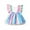 Multicolour, variant on ZAXARRA Baby Girl Clothes Sleeveless Ruffle Lace Tutu Romper+Top Outfit Set