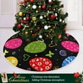 thumbnail image 6 of FMSHPON Easter Eggs Xmas Christmas Tree Skirt Stand Mat for Holiday Party Decoration Indoor Outdoor 36 inches, 6 of 6