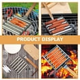 thumbnail image 5 of COOPHYA Grill Accessories Kit Stainless Steel with Wood Handle 1 Set 13X5.5X1.2In, 5 of 8