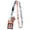 Multi Orange Blue Red, variant on Star Wars ID Lanyard with Clear Badge Holder And Rubber Logo