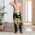 thumbnail image 6 of Lsque Print Men's Pajama Pants, Lounge Pant - Comfortable Home Wear,Elastic Waistband, Stylish Design-Medium, 6 of 9