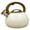 Marble White, variant on Stainless Steel Whistling Tea Kettle, 3qt Fast Boil Tea Pot with Heat Resistant Handle, Tapered Marble Finish, Durable Stovetop & Gas Tea Kettles