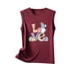 thumbnail image 4 of Ichuanyi Womens Swimsuits Clearance Easter Fashion Women's Casual Sleeveless Printed Ladies Sweatshirts Tops Vest Ichuanyi Ichuanyi, 4 of 6