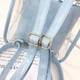 thumbnail image 2 of EeaseMX Mochila transparente de doble capa, color caramelo, para chica, para viajes de verano (azul), 2 of 8