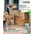 thumbnail image 4 of enKo - Home Moving Packing Labels Stickers for Box - Color Coded for Boxes, Packing Box Fragile Stickers (16 Roll, 800 Labels, 4 Bedroom House), 4 of 6