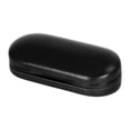 thumbnail image 1 of MERIGLARE 2 Layer with Makeup Mirror Container Eyeglasses Case for Travel Home Outdoor black, 1 of 9