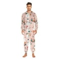 thumbnail image 3 of FORMRS Onesies Pajama for Adults Unisex Hoodie Winter Jumpsuit One Piece Sleepwear, Sizes S-2XL, Christmas Snowman, 3 of 7