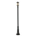 thumbnail image 1 of Z-Lite Harbor Lane 1 Light Outdoor Post Light in Black, 1 of 1