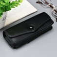 thumbnail image 3 of MOPOOR Non Fold Reading and Glasses Case for Men and Elderly, Portable Belt Clip Holder with Leather Strap Design, Cowhide Leather Folding for Reading Eyeglasses, 3 of 3