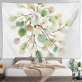 thumbnail image 4 of RKSupls Tapestry Wall Hanging Art, Eucalyptus Leaves Bouquet Hanging Tapestry Decoration for Daily Bedroom, Living Room, Dorm, Apartment Hallway Home Decor,80*60in, 4 of 5