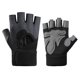thumbnail image 1 of Weight Lifting Gloves Slip Resistant Hand Grip Half Finger Fitness Gloves For Workout Cycling Weightlifting Bodybuilding Pink XL, 1 of 4