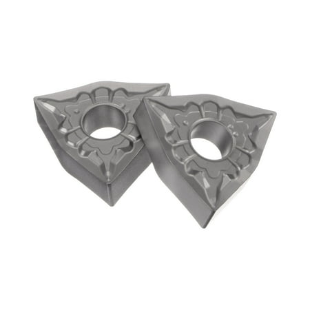 

Uxcell Carbide Turning Inserts WNMG080404TS Cutting Tool for DWLN Series Turning Holder 2Pcs