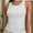 White, variant on Crew Neck Tank Tops for Women Stretch Camisole Shirts