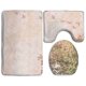 thumbnail image 1 of ABPHQTO Vintage árbol rama flor pájaro Juego de alfombras de baño de 3 piezas Alfombra de baño Alfombra de contorno y tapa de inodoro, 1 of 2